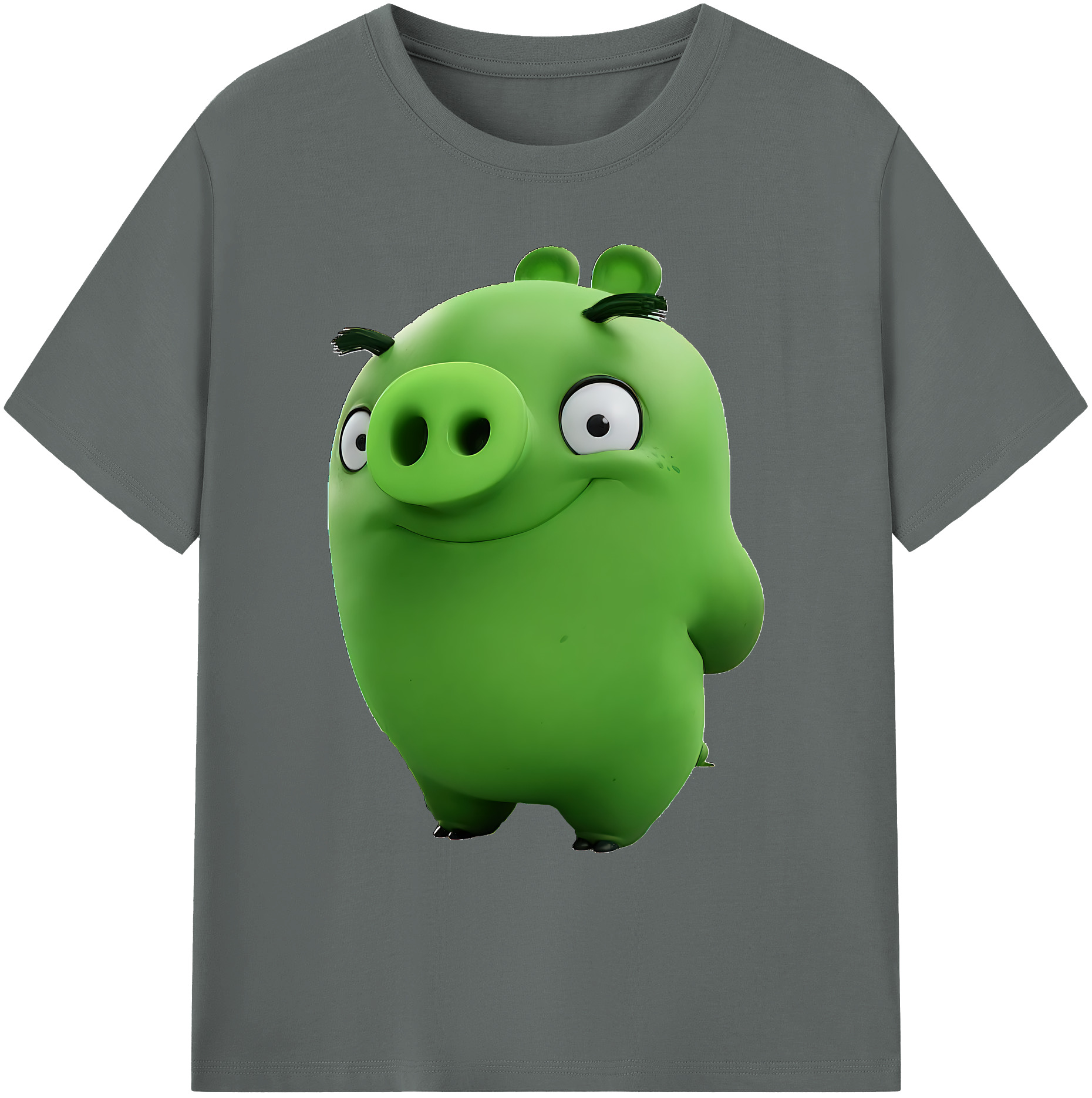 （画像用） Angry Birds アングリーバード 綿100％ メンズ半袖Tシャツ｜肌触りやわらか＆通気性